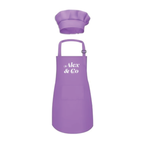 Chef's Hat & Apron - Purple